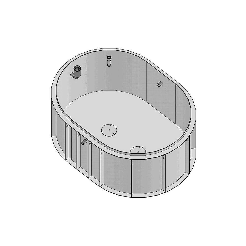Teich 7-OT-18-2 (5 x 3,30 x 1,50m, 18.200l)
