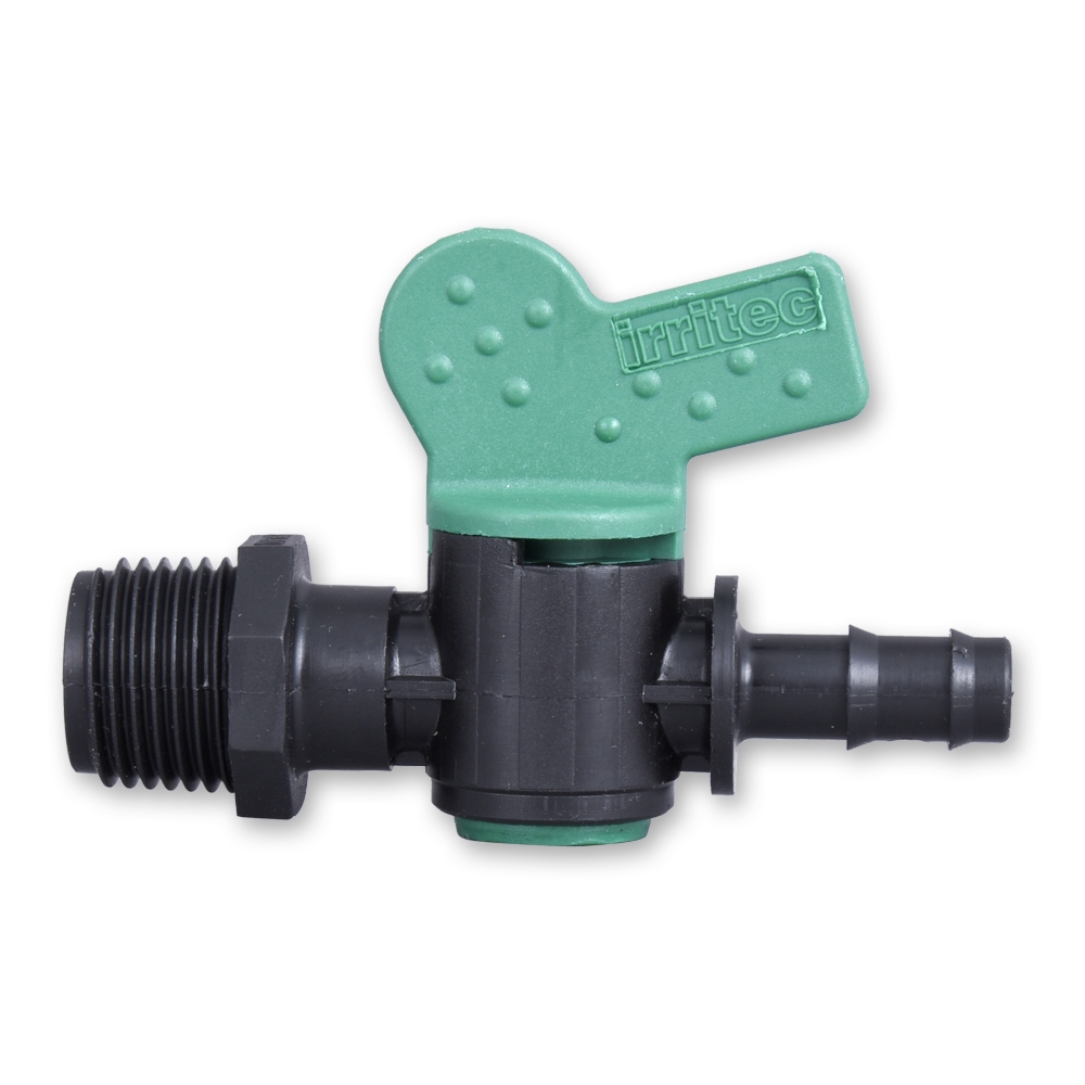 Luftabsperrhahn für Luftschlauch 9 mm x 1/2"