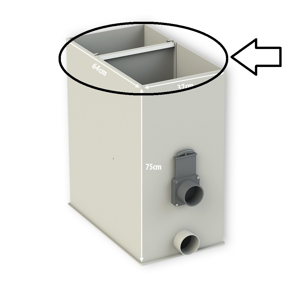 Deckel für UltraSieve 3 und  UltraSieve Low 65x37 cm