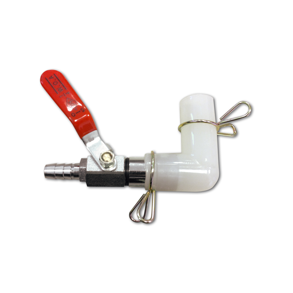 Angel Aqua® Luftpumpenadapter 9 mm regulierbar mit Hahn