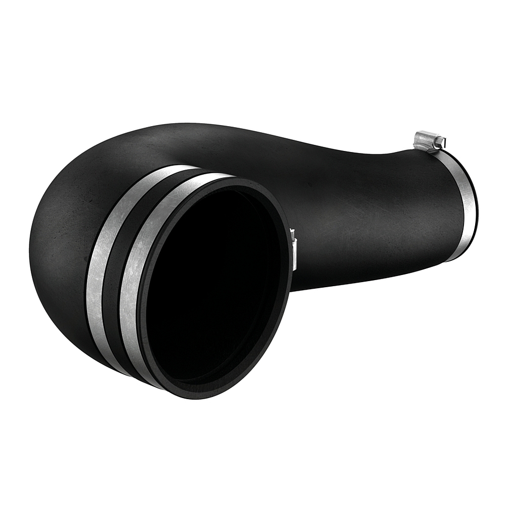 Gummikupplung Bogen 90° 2 1/2'' IG x 110mm