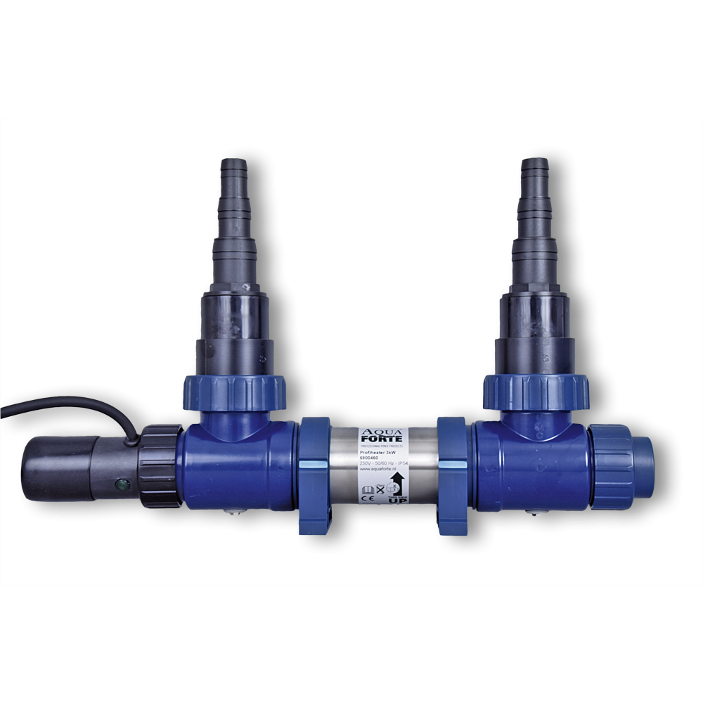 AquaForte Profi Teichheizer Edelstahl 1kW - 3kW