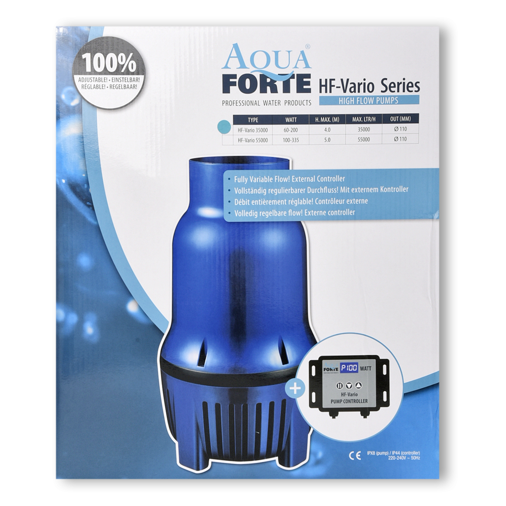AquaForte HF Vario S Rohrpumpen 25.000 - neuwertig mit kompatiblen Controller