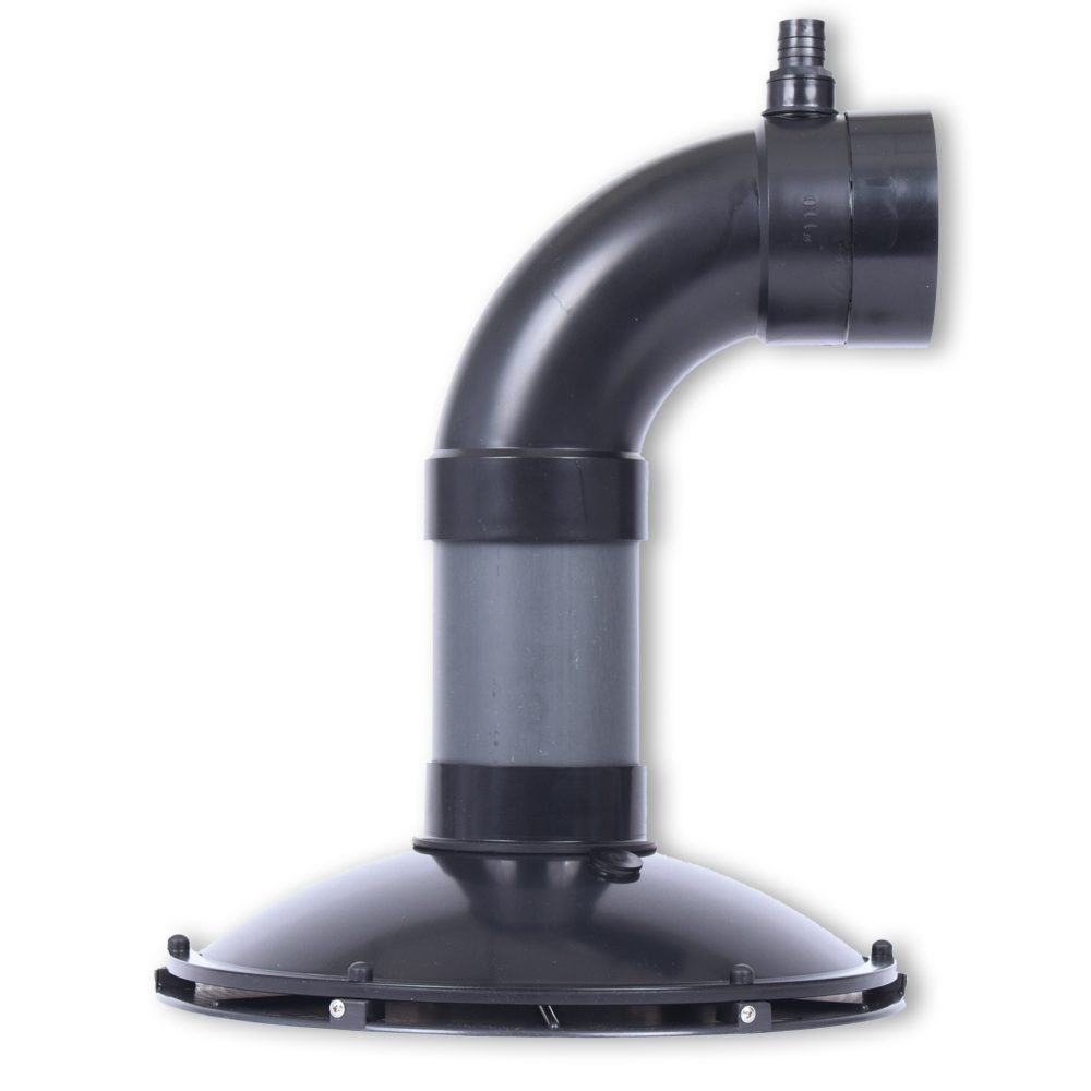 Bodenablauf aus ABS 110mm Seitenabgang zum nachträglichen Einbau