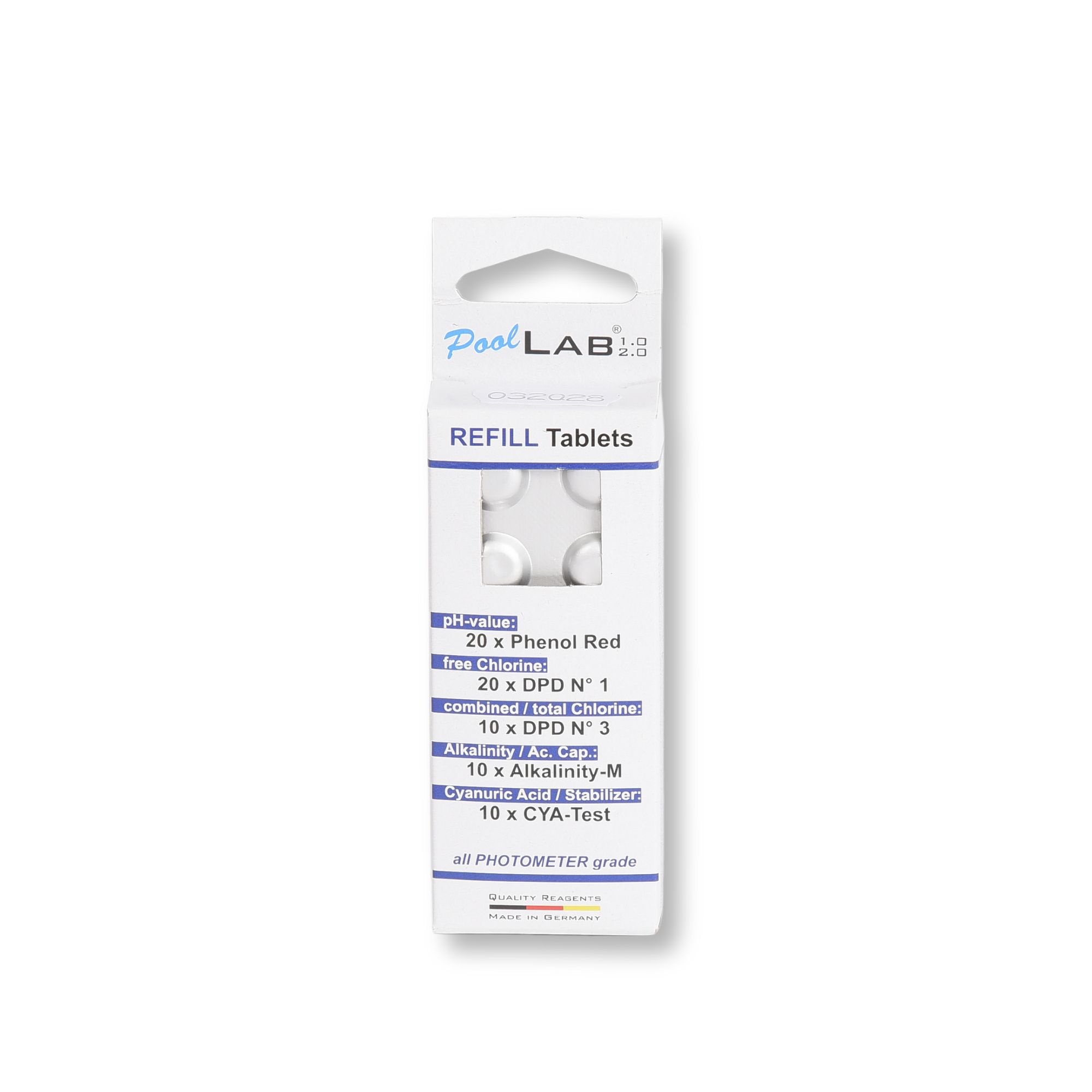 Pool Lab Pool Set Reagenzien