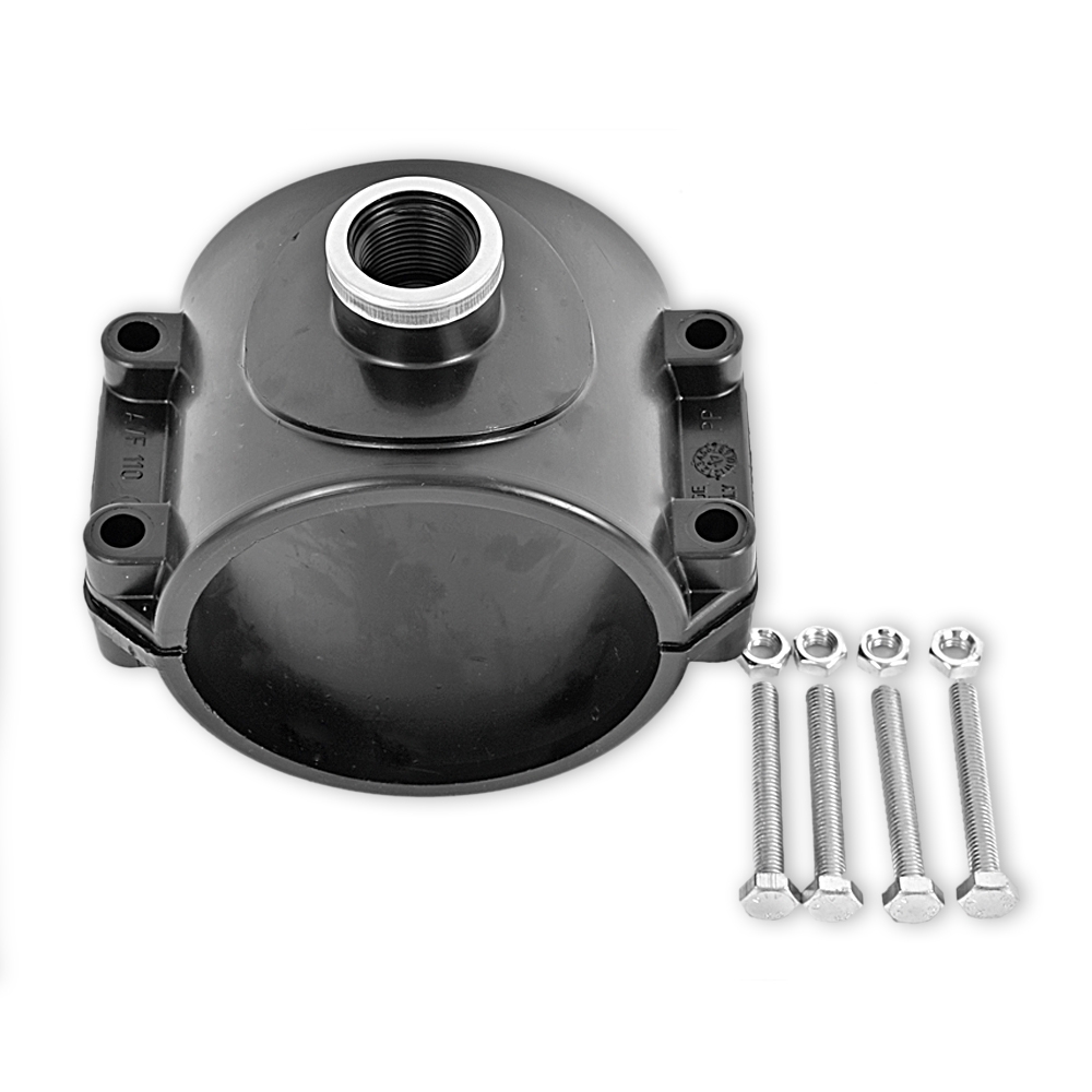 Anbohrschelle PP mit 3/4 Zoll Innengewinde