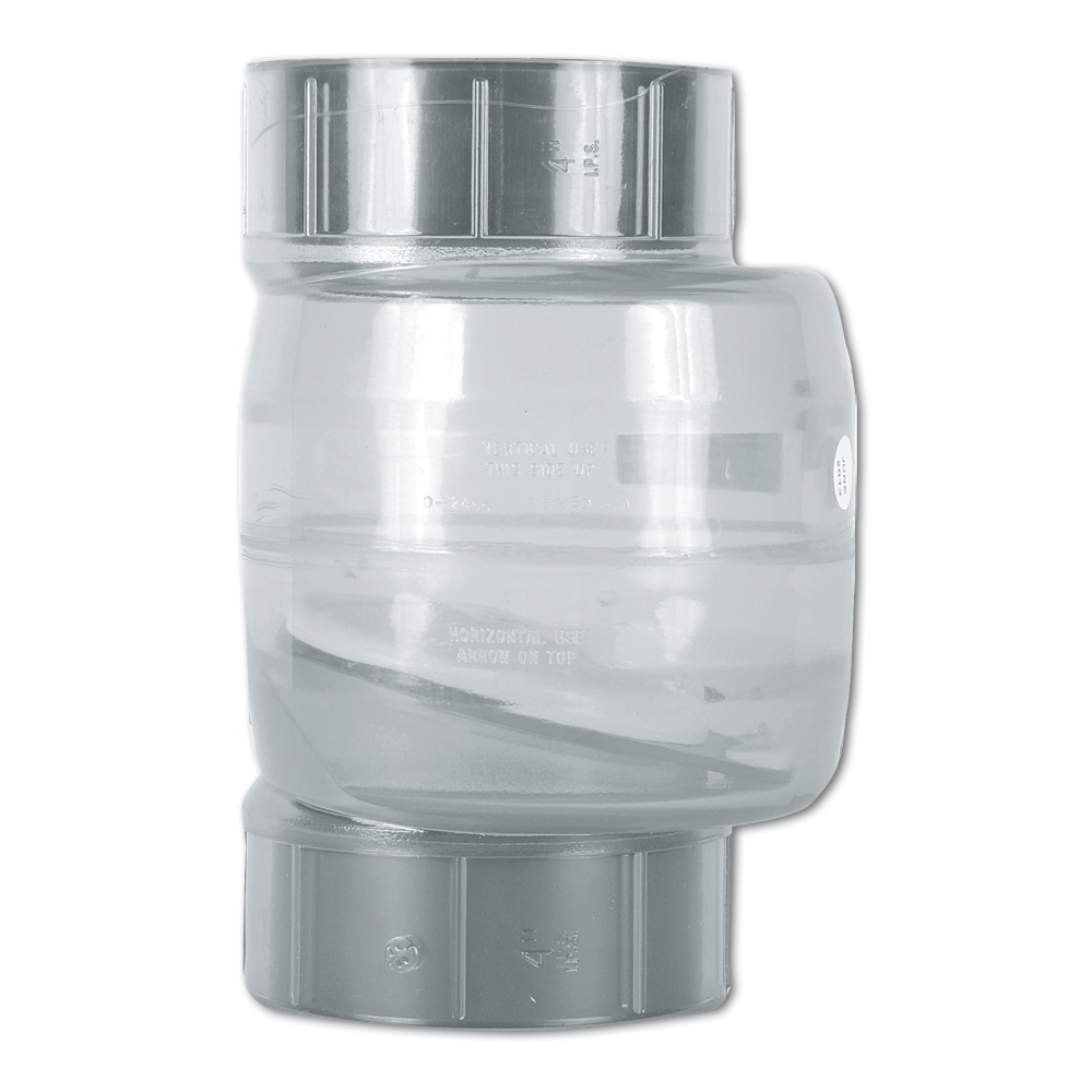 Rückschlagventile transparent 