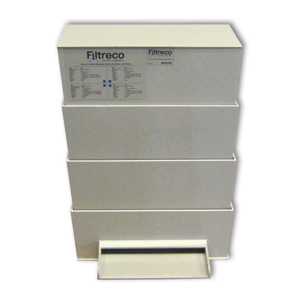 Trickle Filter Rieselfilter medium mit Wasserfall