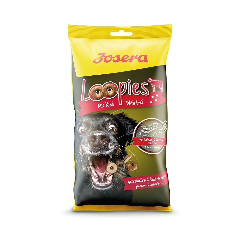 Loopies mit Rind 150g Leckerli Beutel