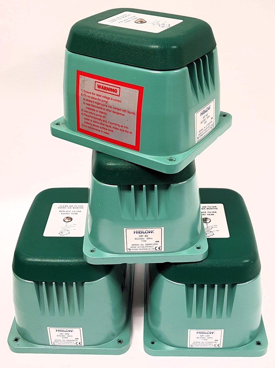 Ersatz-Gehäusedeckel inkl. Filterdeckel für Hiblow 20 / 40 / 80 / 120 / 200